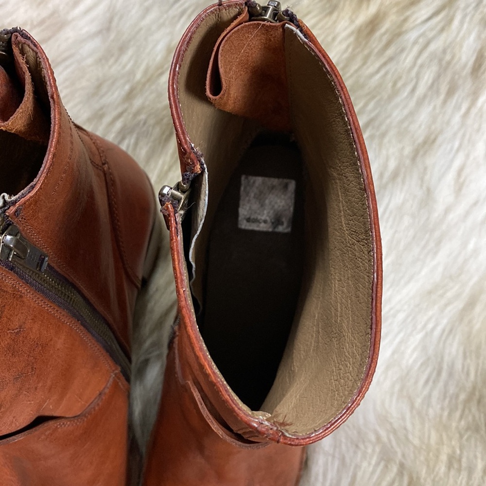 Dolce Vita Leather Ankle Boots, Size 10 - Picture 11 of 14